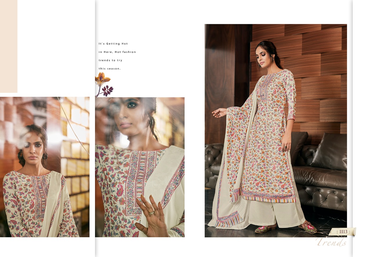 glossy reet jam satin gorgeous look salwar suit catalog