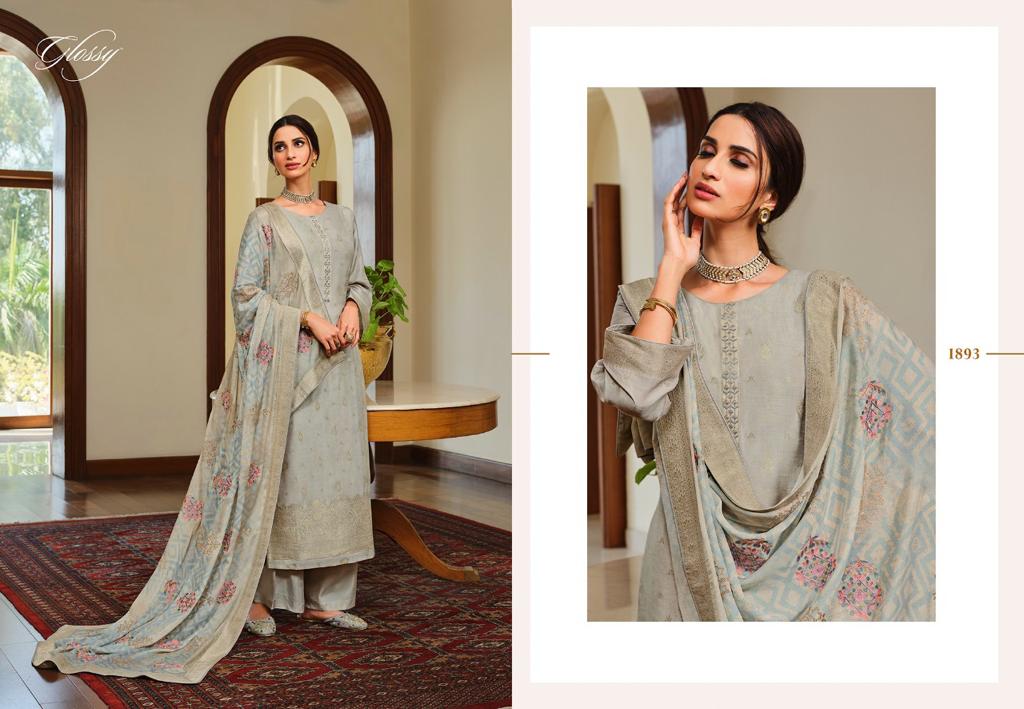 glossy rivera viscose Regak look salwar suit catalog