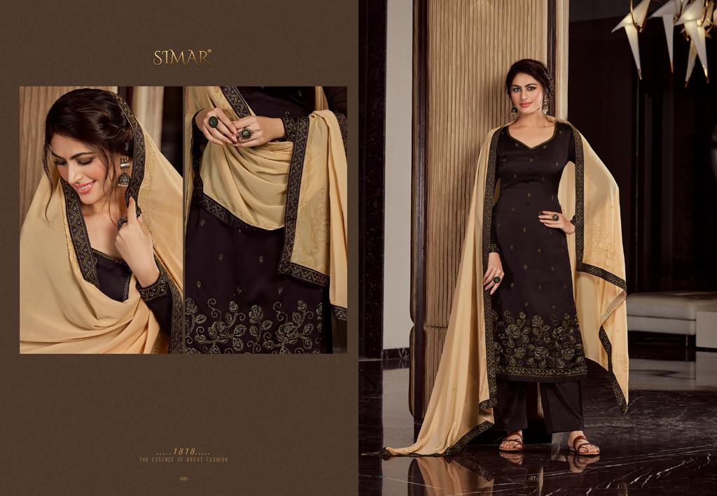 glossy solitaire georgette decent look salwar suit catalog