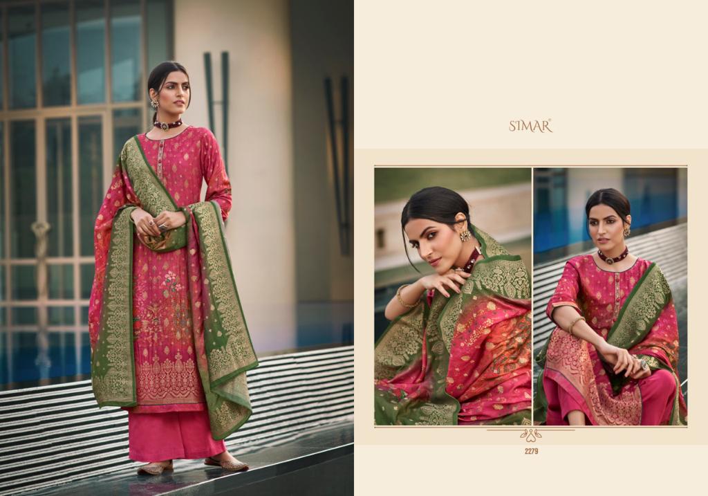 glossy the wild dola jaquard gorgeous look salwar suit catalog