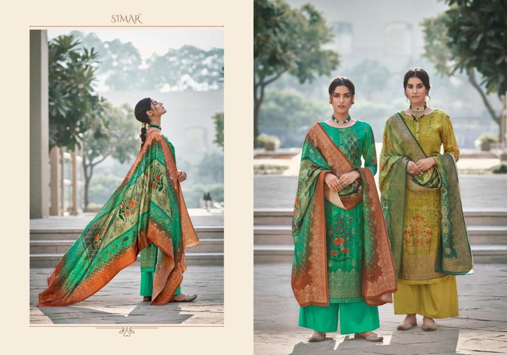 glossy the wild dola jaquard gorgeous look salwar suit catalog