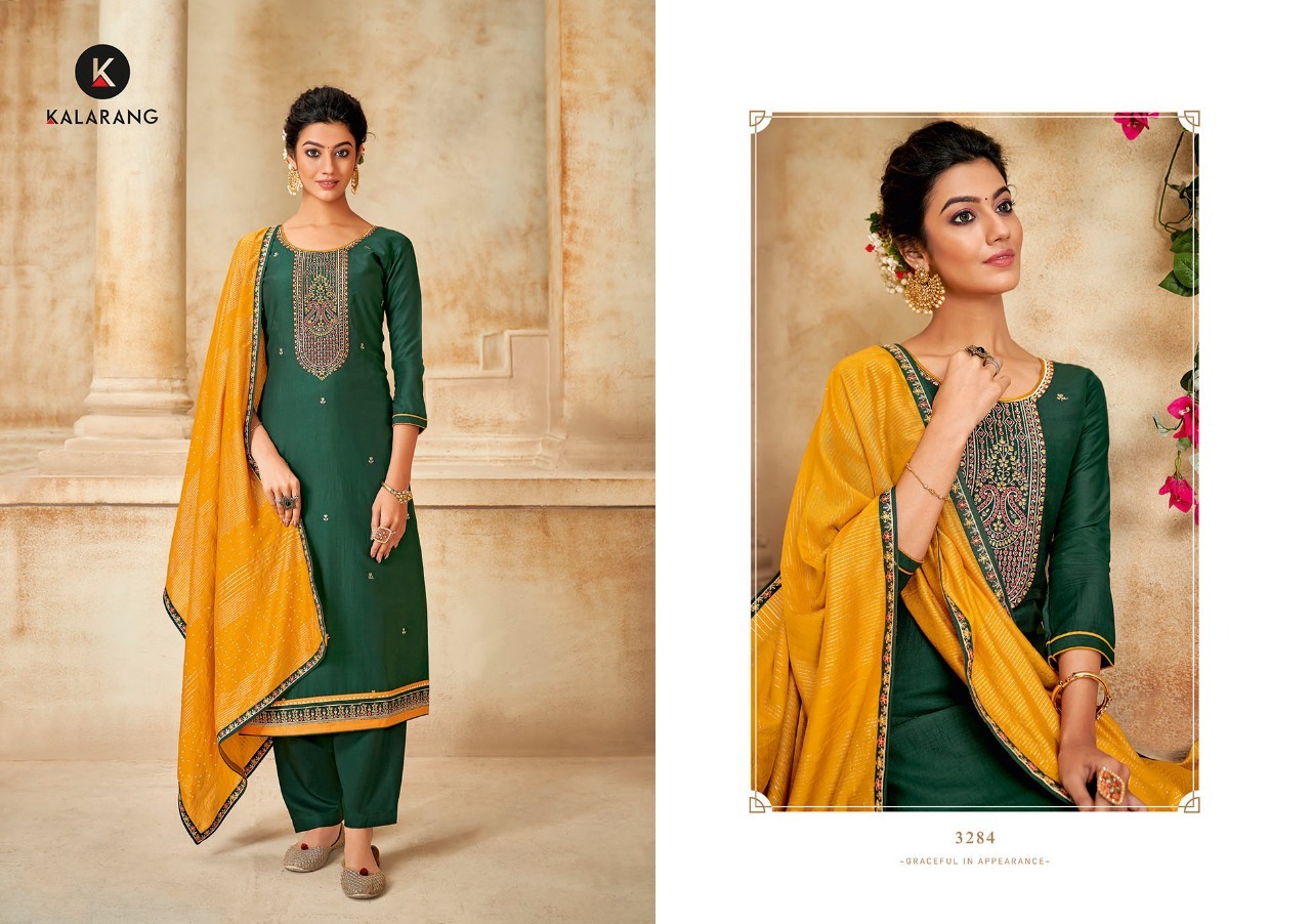 kalarang amaira Prampara elegant look salwar suit catalog