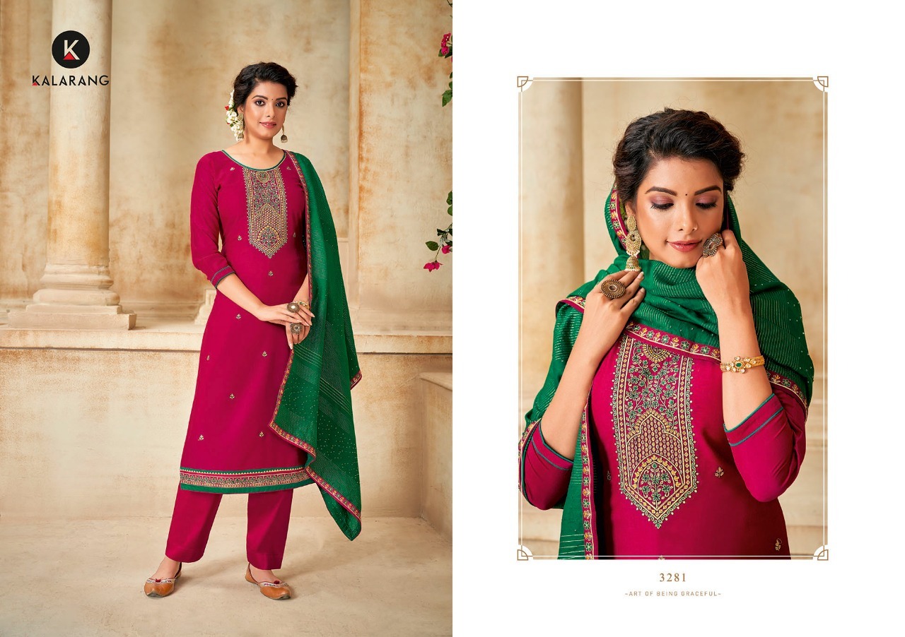 kalarang amaira Prampara elegant look salwar suit catalog