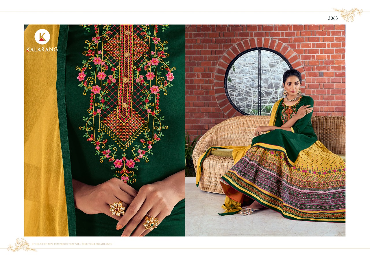 kalarang kashvi vol 2 silk elegant salwar suit catalog