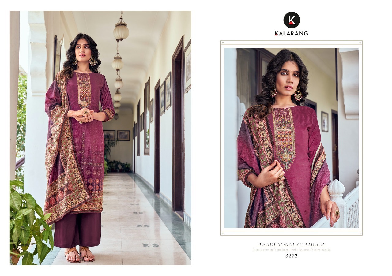 kalarang samirah velvet elegant look salwar suit catalog