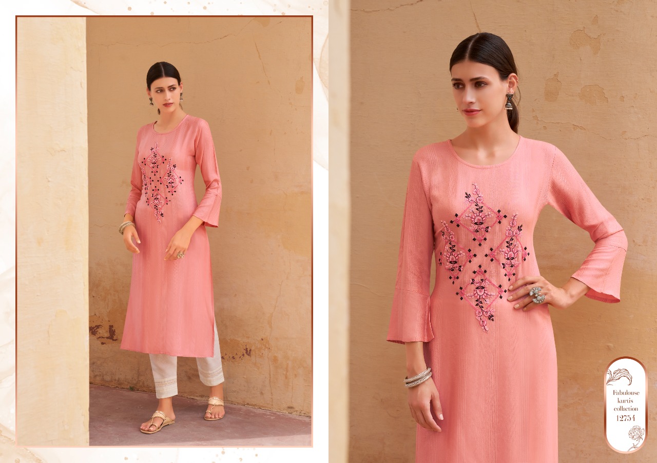 Kalaroop by Kajree kashvi Fancy Weaving catchy look kurti  catalog