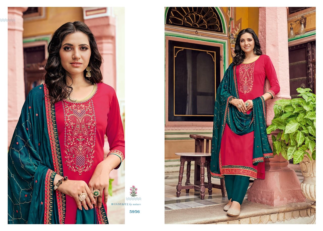 kessi fabrics bandhan silk elegant salwar suit catalog