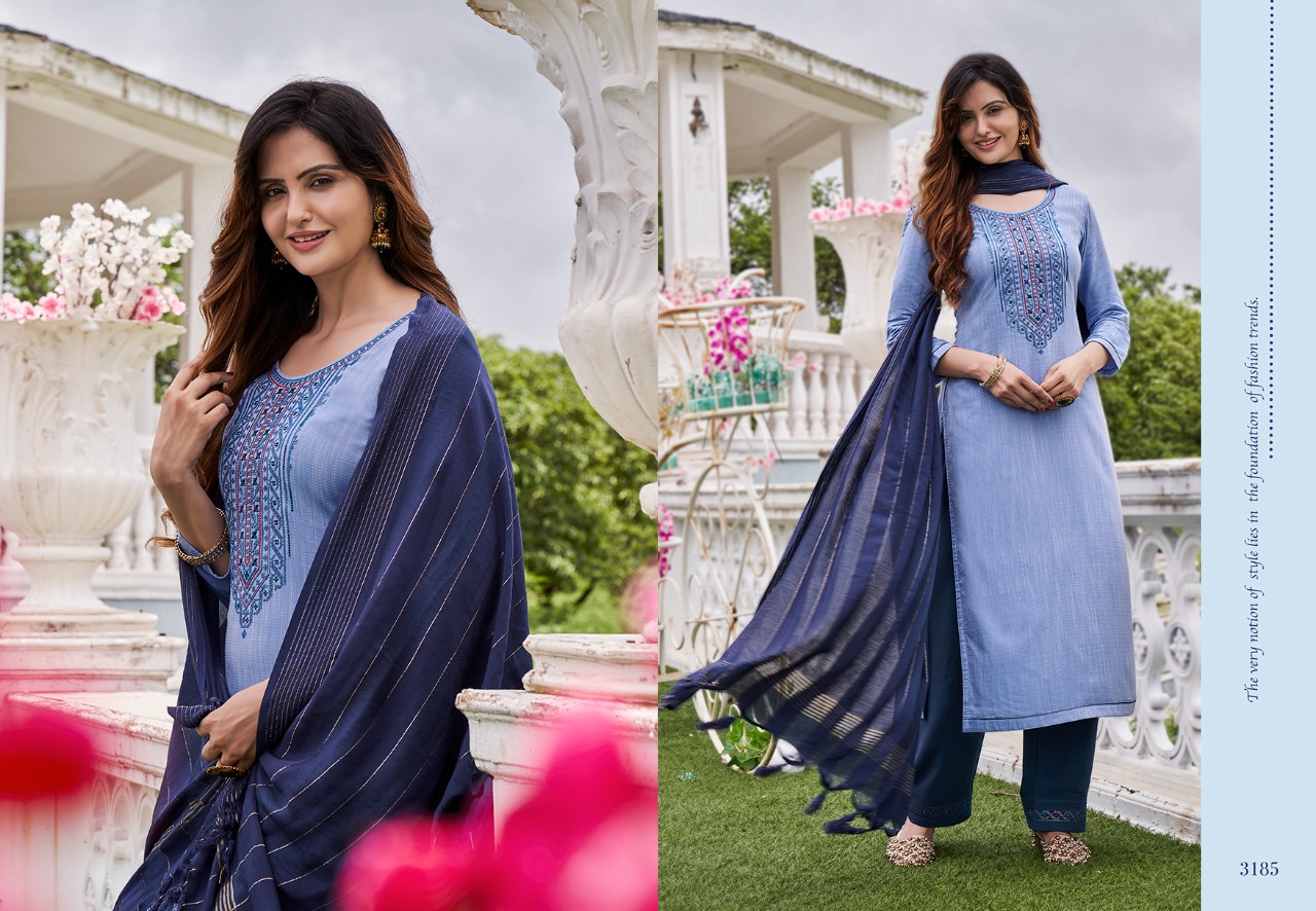 Kessi rangoon foxtail viscose regal look kurti bottom with dupatta catalog