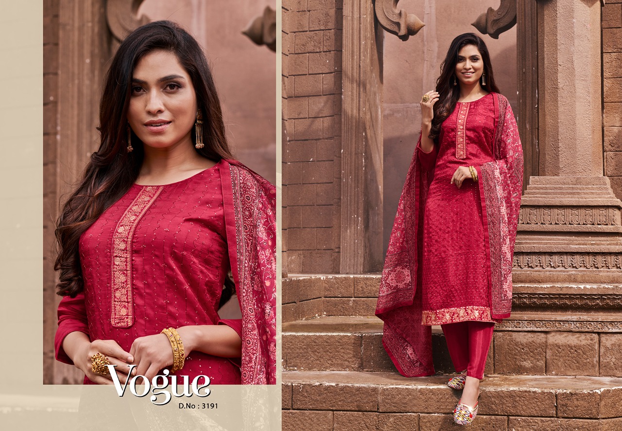 kessi rangoon prarambh viscose astonishing top Bottom with dupatta catalog