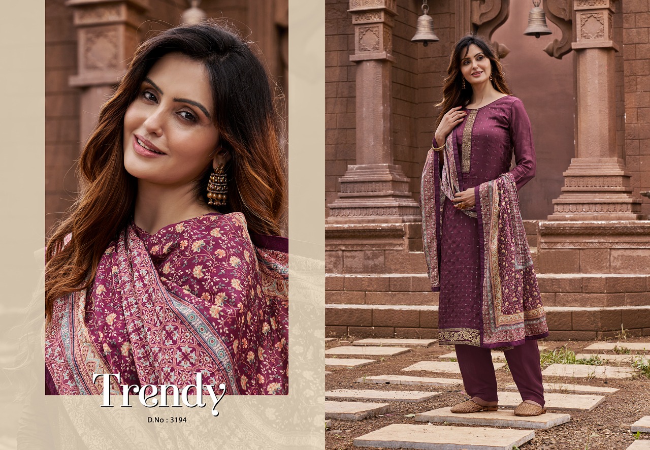 kessi rangoon prarambh viscose astonishing top Bottom with dupatta catalog