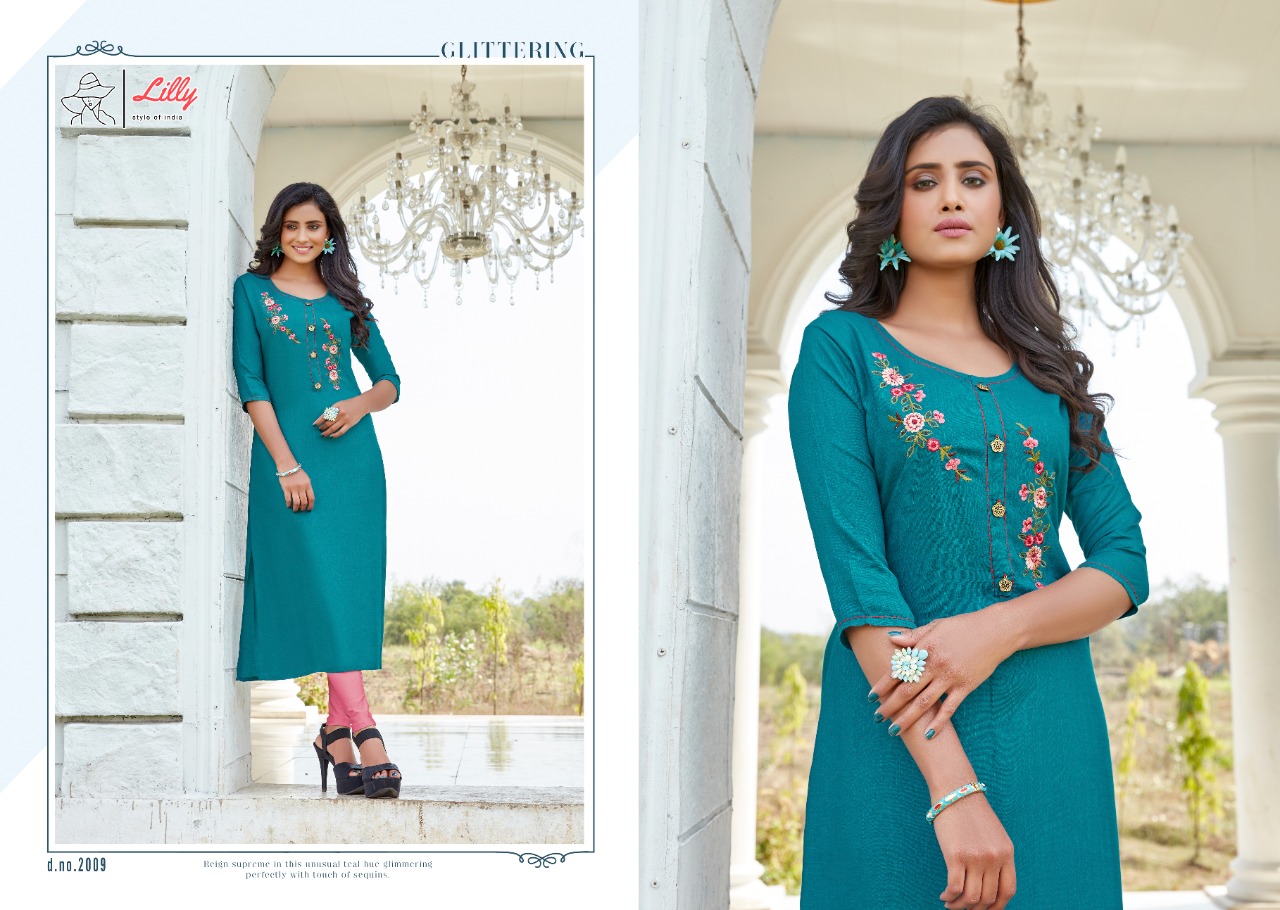 lilly style of india netflix rayon new and modern style kurti catalog