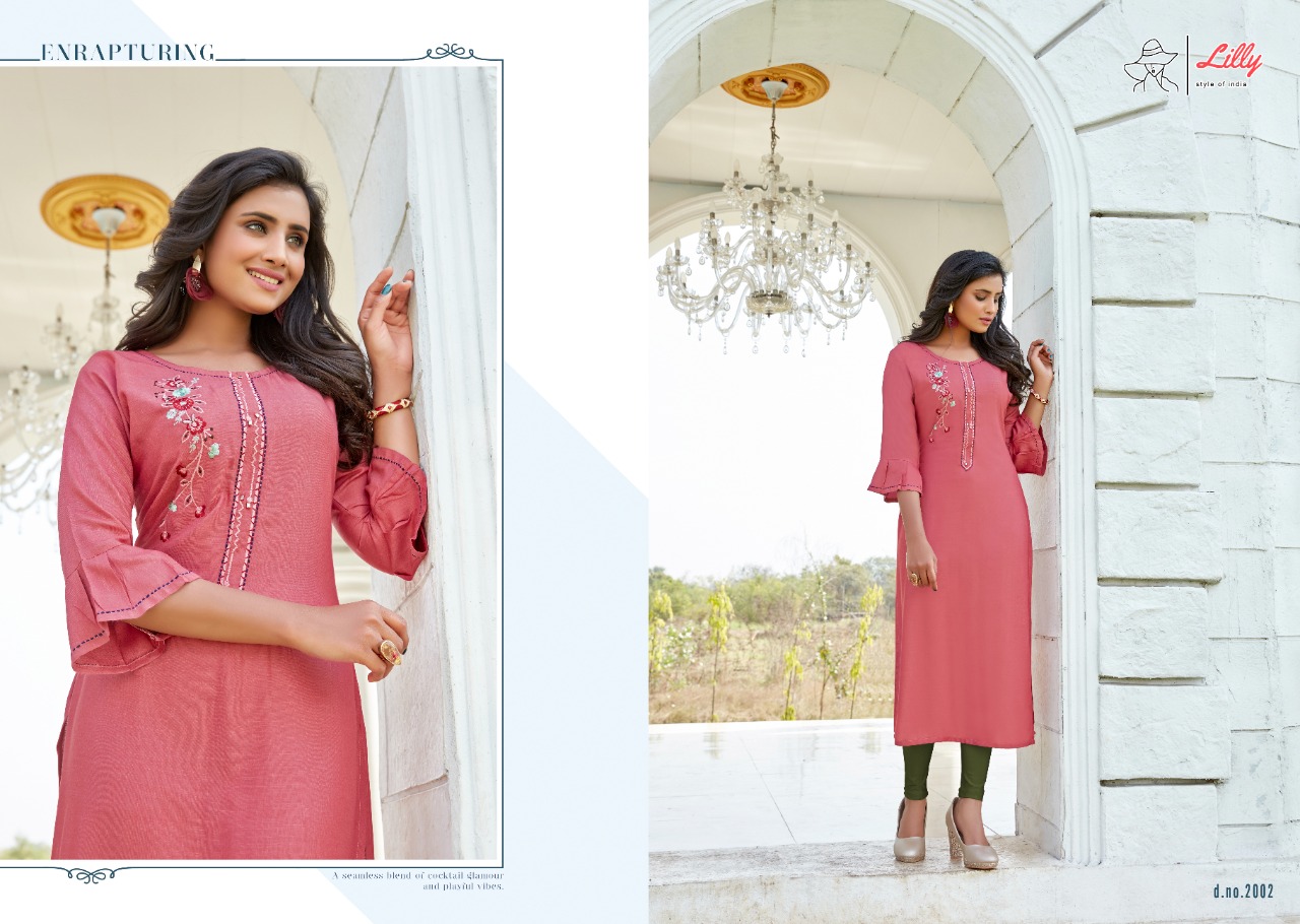 lilly style of india netflix rayon new and modern style kurti catalog