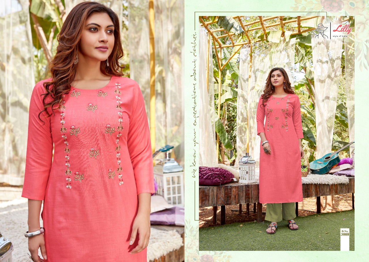 lilly style of india ovi rayon astonishing kurti catalog