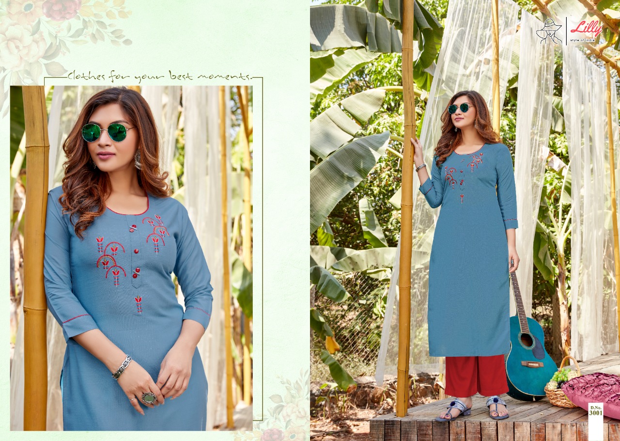 lilly style of india ovi rayon astonishing kurti catalog