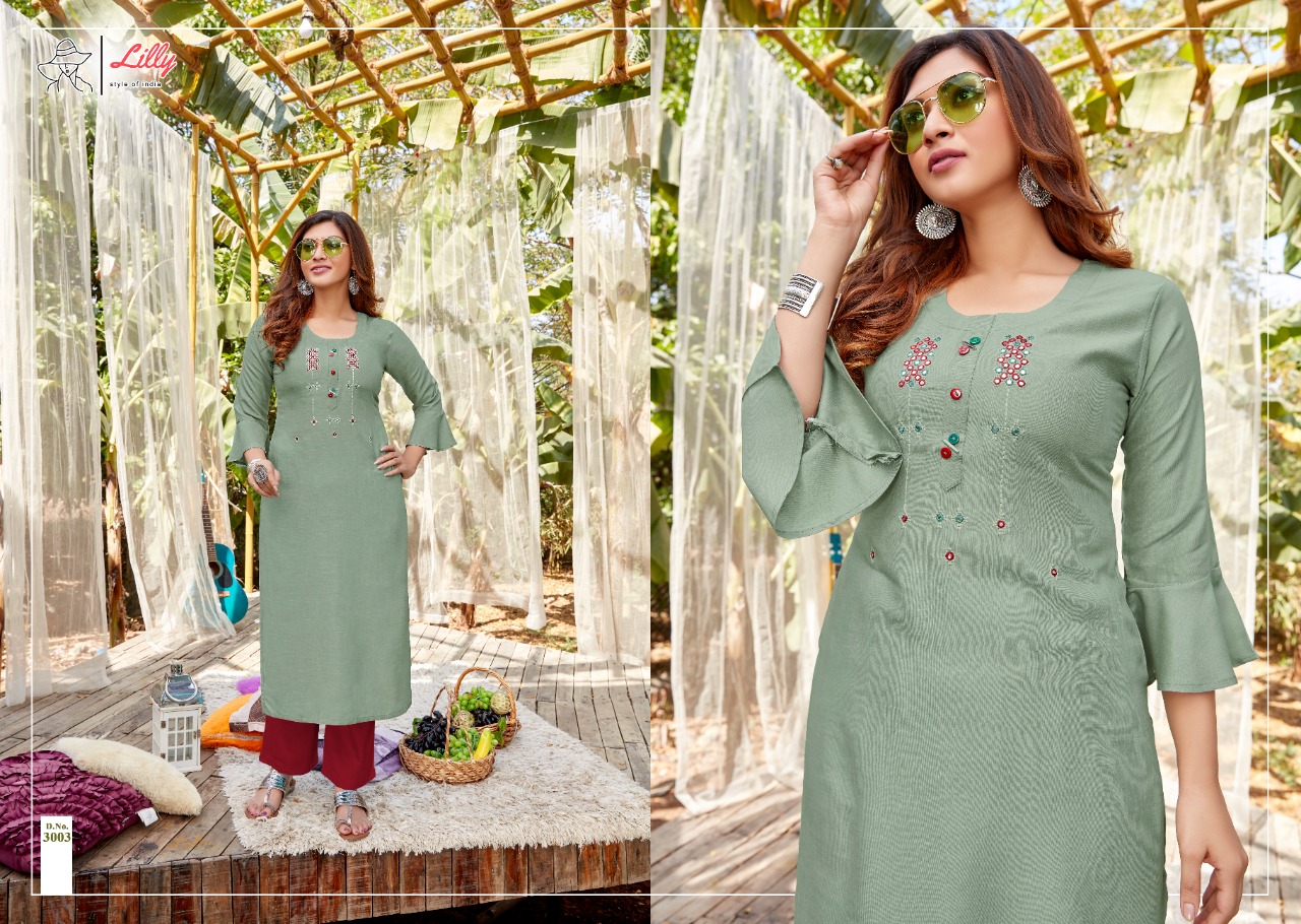 lilly style of india ovi rayon astonishing kurti catalog