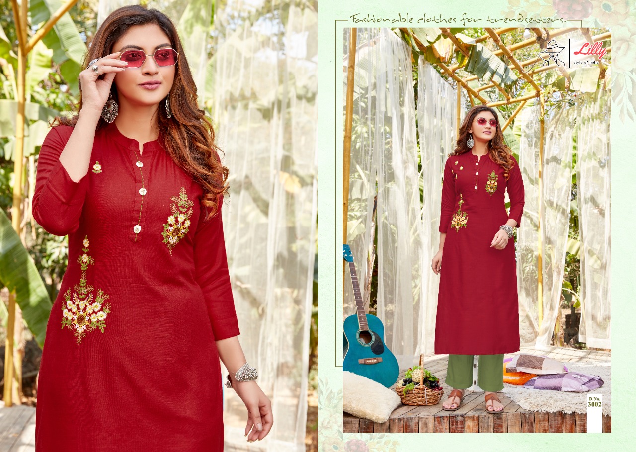 lilly style of india ovi rayon astonishing kurti catalog