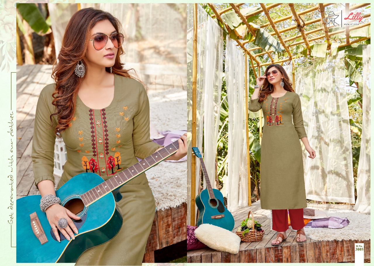 lilly style of india ovi rayon astonishing kurti catalog