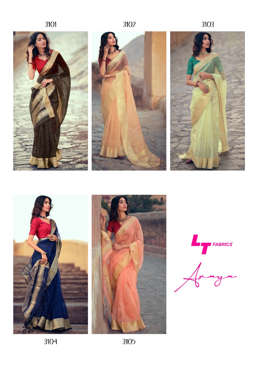 lt fashion anaya silk elegant saree catalog