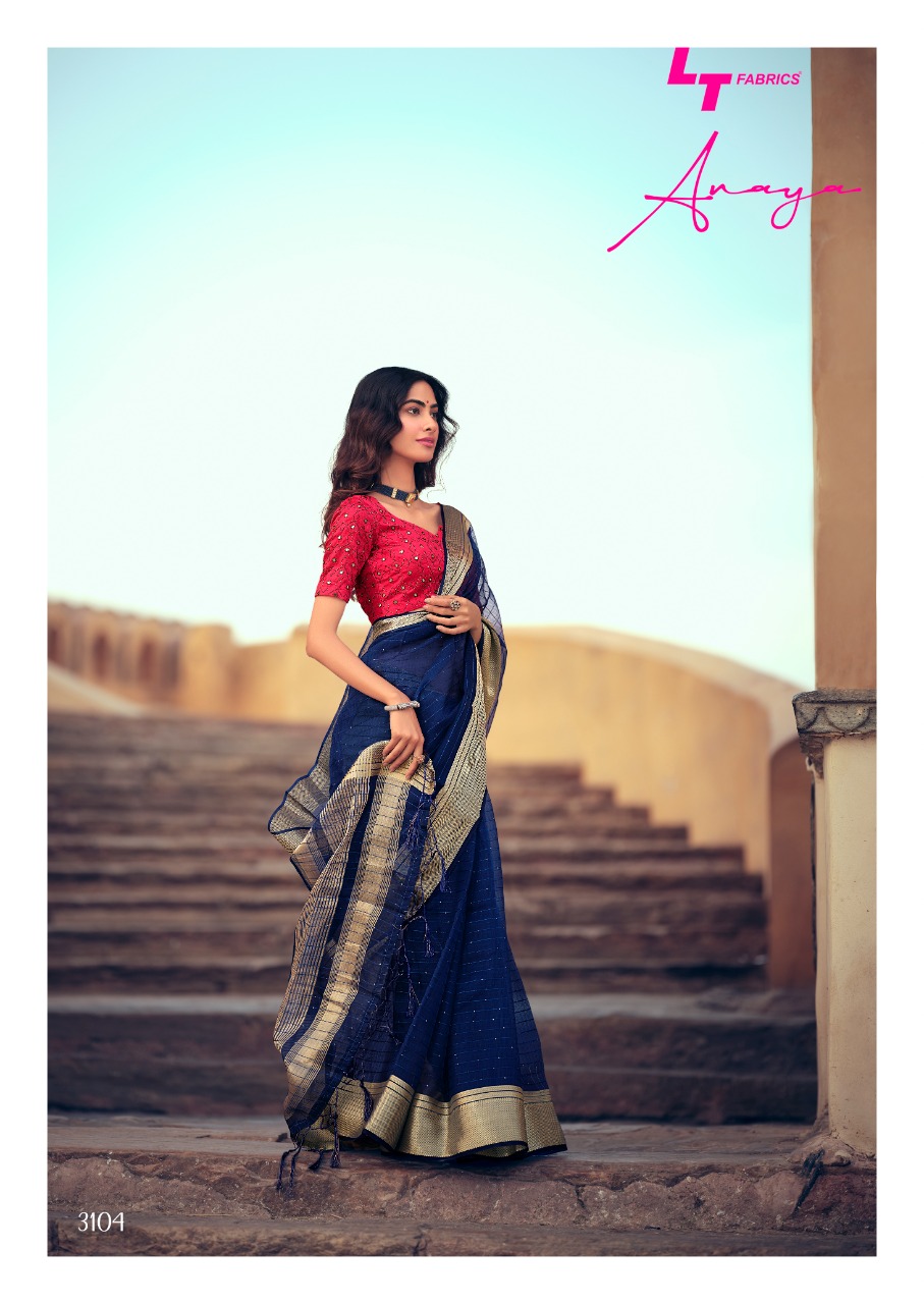 lt fashion anaya silk elegant saree catalog