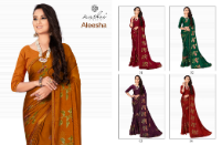 lt kashvi aleesha black moss regal look saree catalog