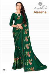 lt kashvi aleesha black moss regal look saree catalog