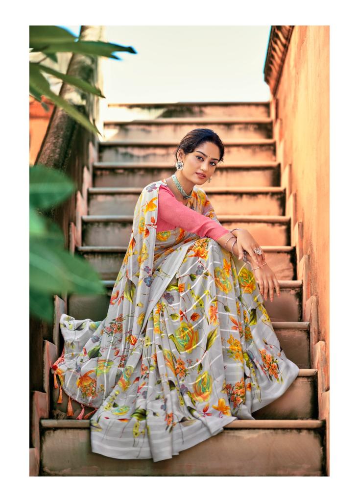 lt kashvi creation arti Weightless elegant print saree catalog