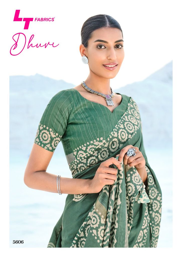 lt kashvi creation dhuvi cotton silk elegant saree catalog