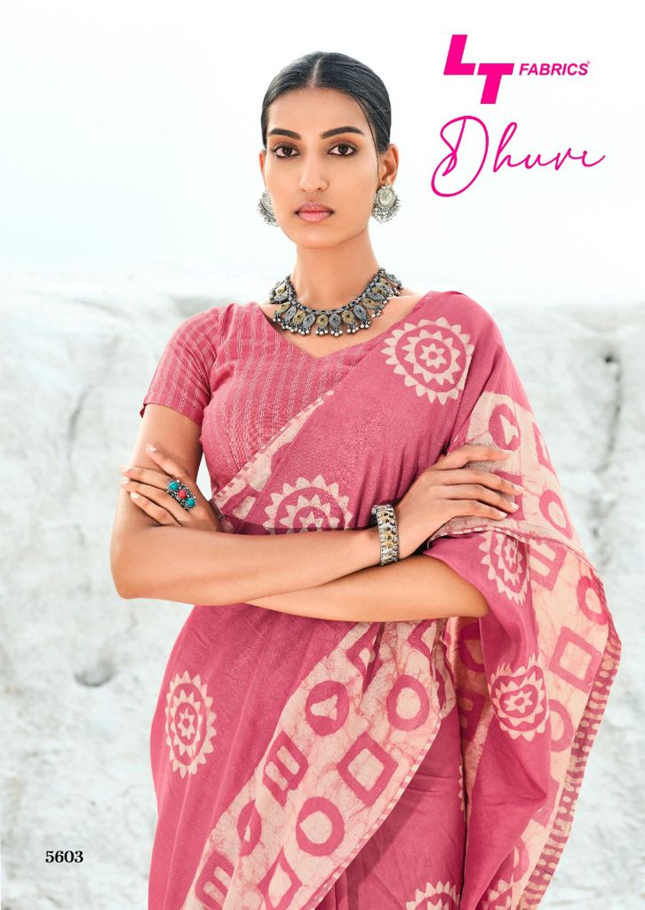 lt kashvi creation dhuvi cotton silk elegant saree catalog