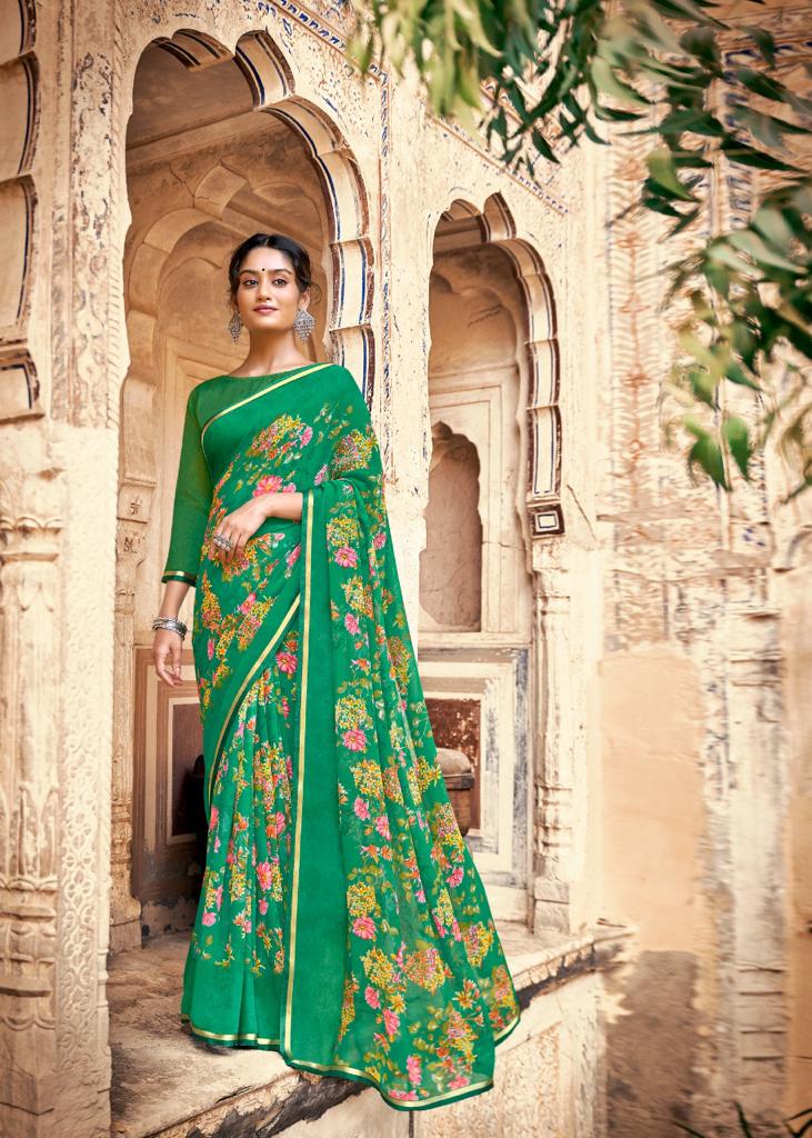 lt kashvi creation innayat vol 4 chiffon  elegant saree catalog