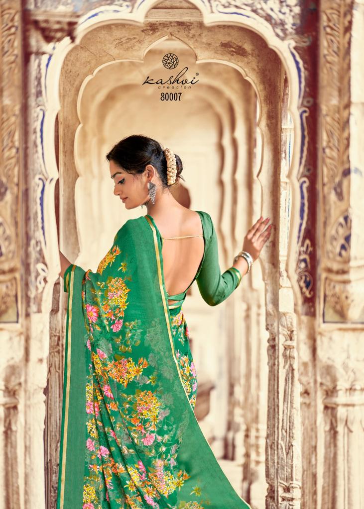 lt kashvi creation innayat vol 4 chiffon  elegant saree catalog