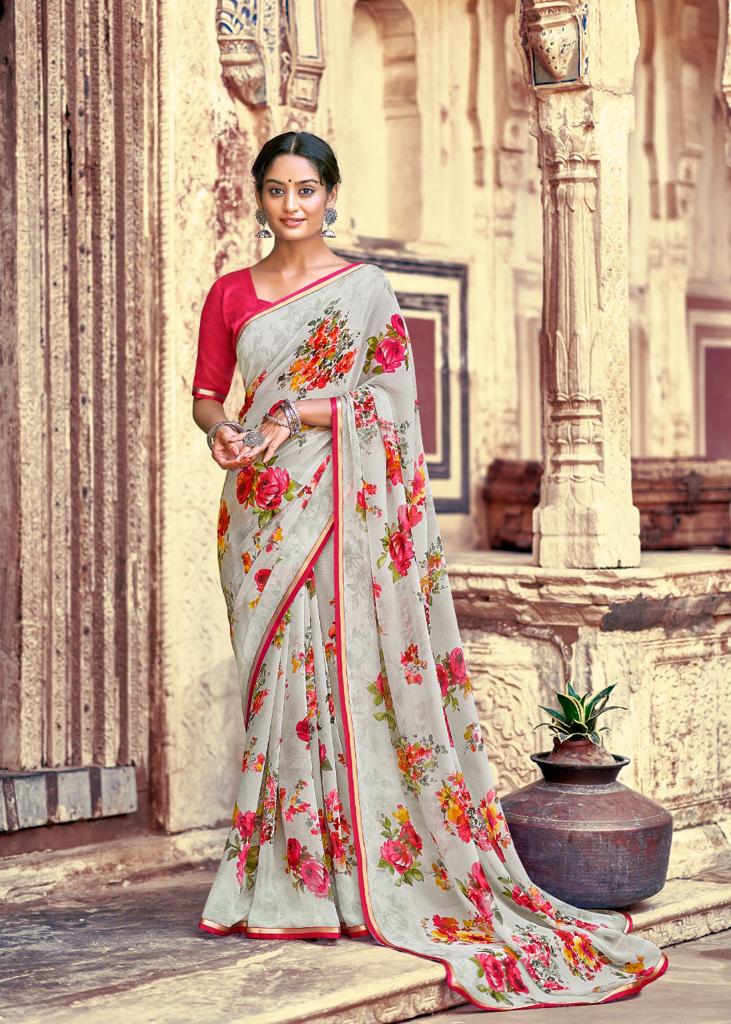 lt kashvi creation innayat vol 4 chiffon  elegant saree catalog