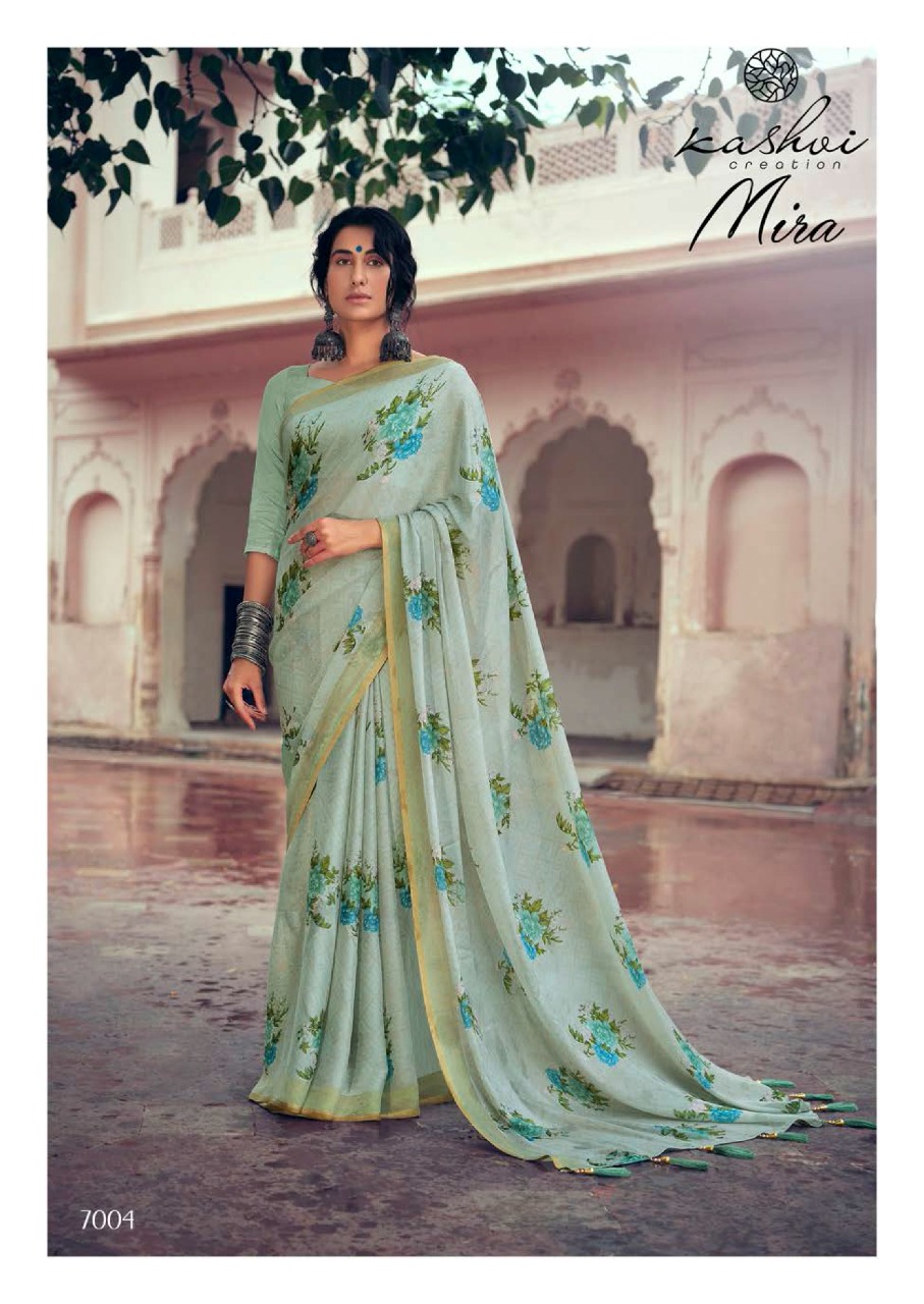 lt kashvi creation RimZim With Zari Bordar georgget elegant print saree catalog