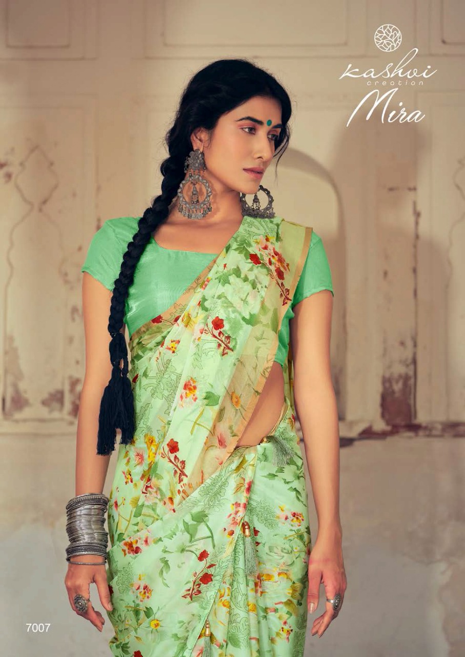 lt kashvi creation RimZim With Zari Bordar georgget elegant print saree catalog