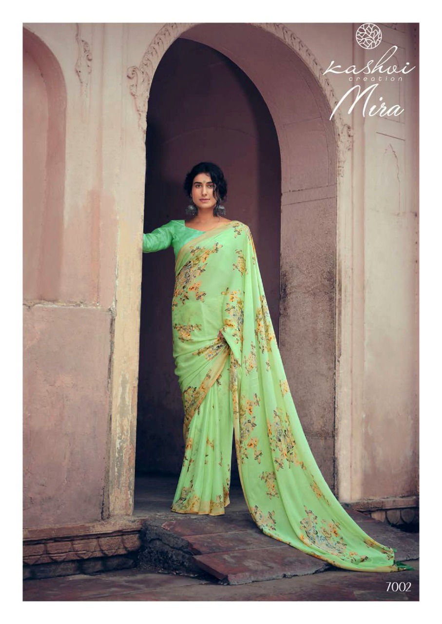 lt kashvi creation RimZim With Zari Bordar georgget elegant print saree catalog