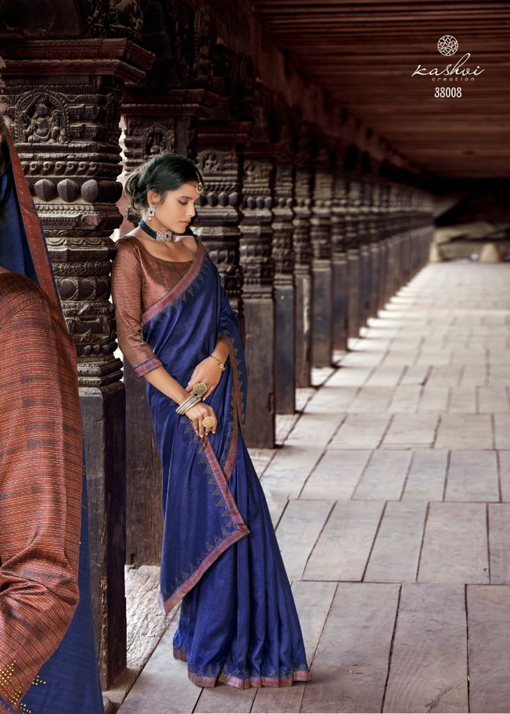 lt kashvi creation sangam dola silk exclusive look saree catalog