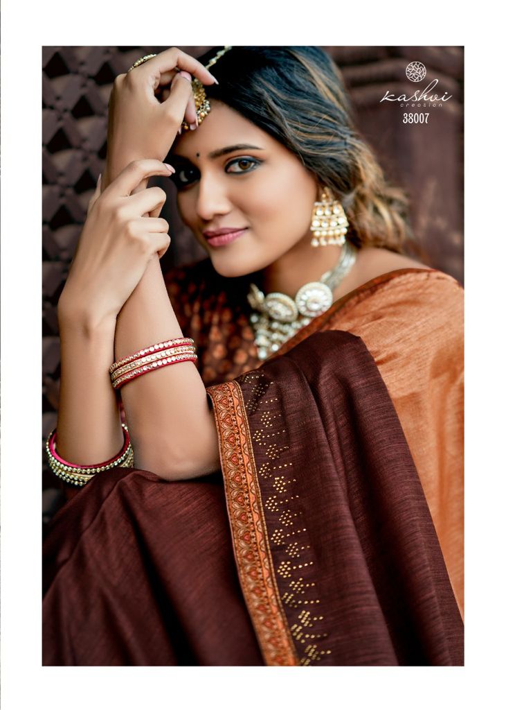 lt kashvi creation sangam dola silk exclusive look saree catalog