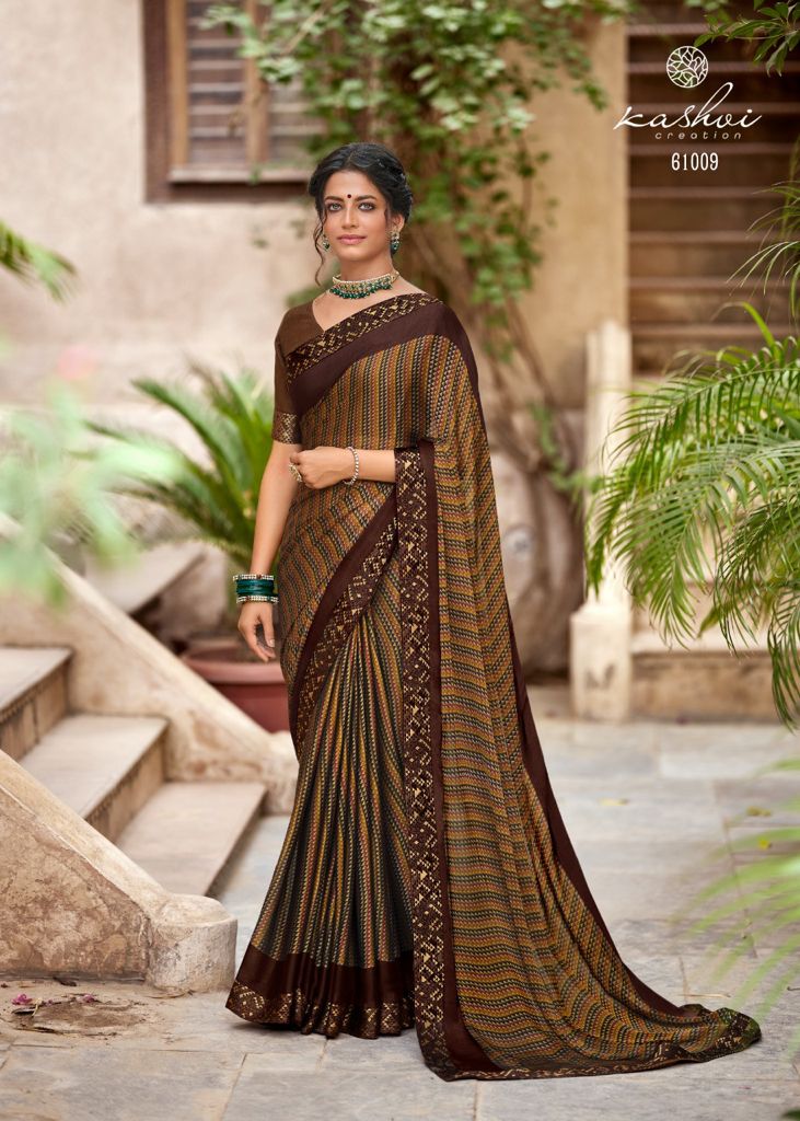 lt kashvi creation vastra moss exclusive print saree catalog