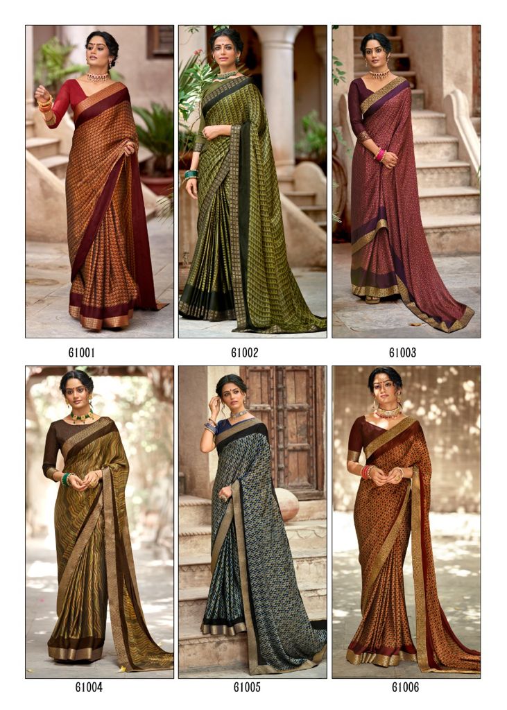 lt kashvi creation vastra moss exclusive print saree catalog