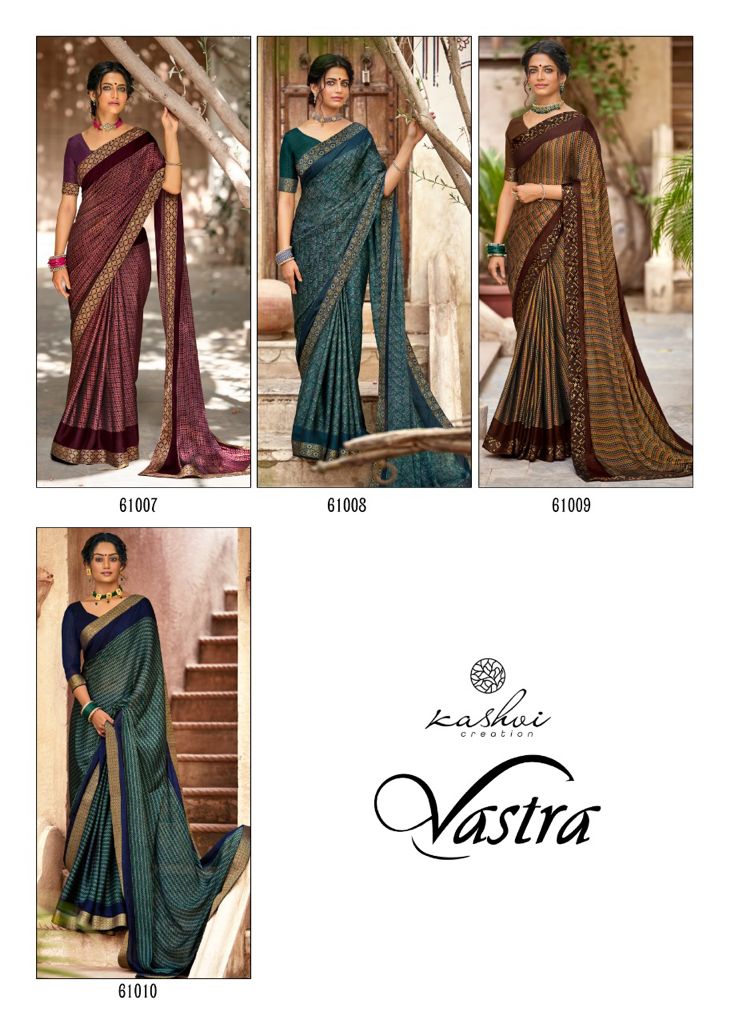 lt kashvi creation vastra moss exclusive print saree catalog