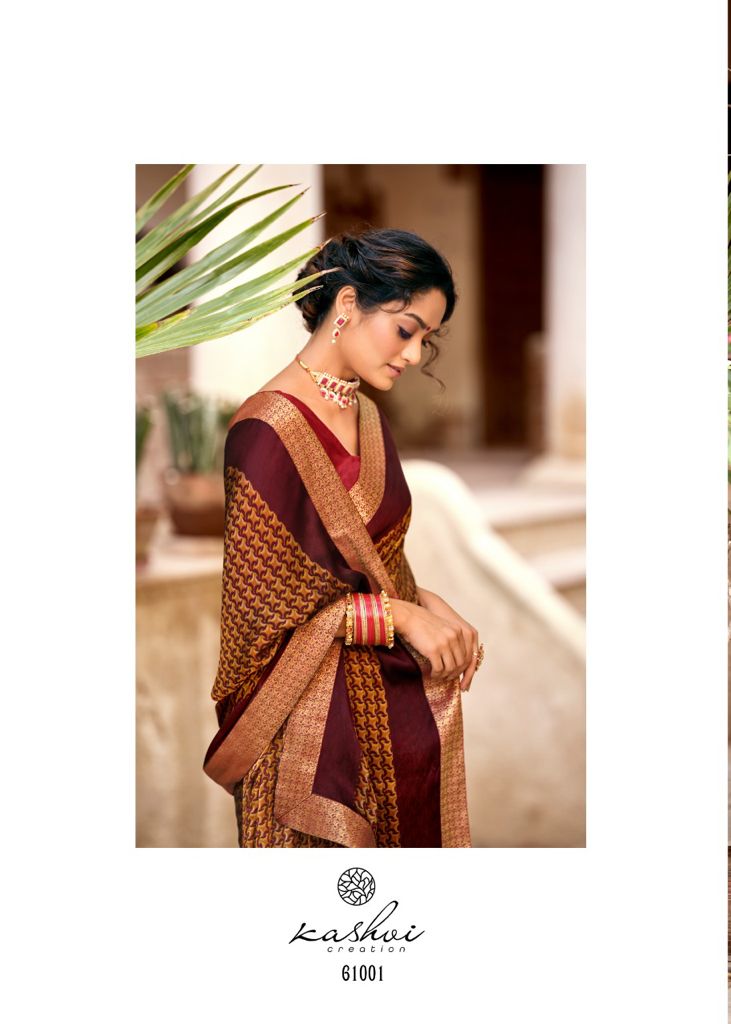 lt kashvi creation vastra moss exclusive print saree catalog