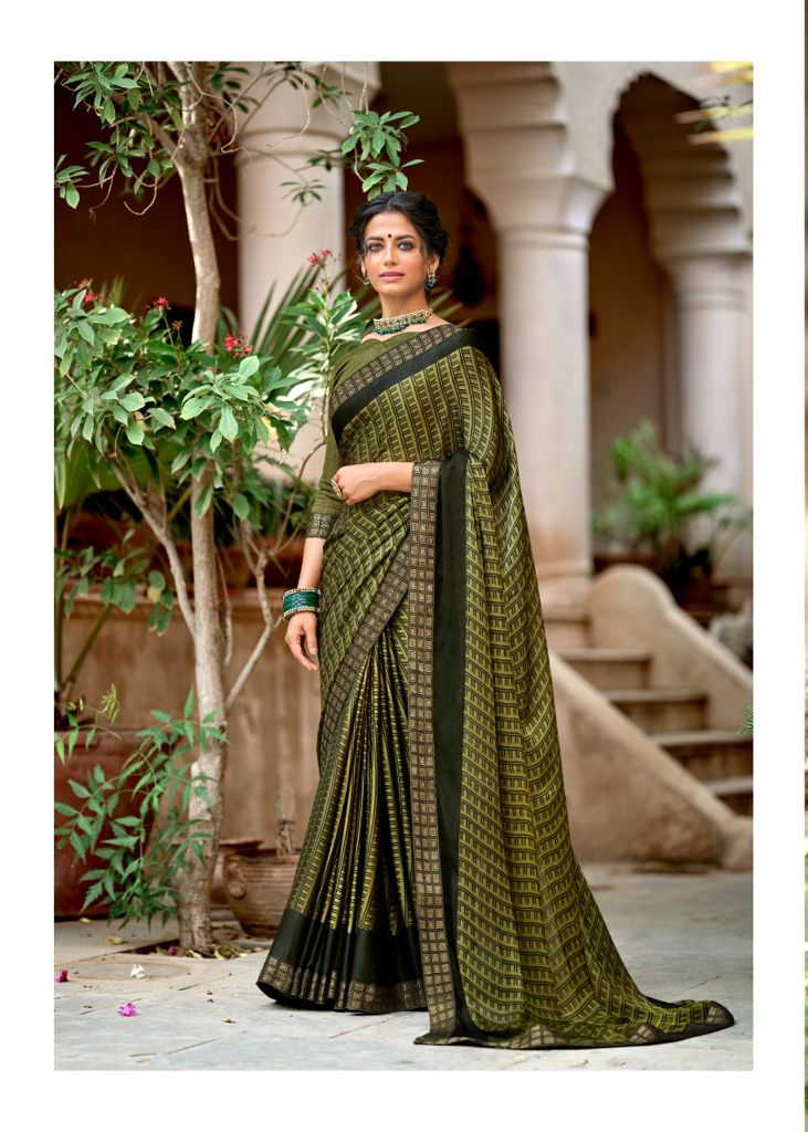 lt kashvi creation vastra moss exclusive print saree catalog