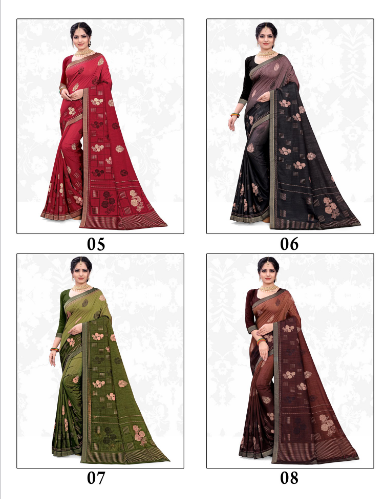 lt kashvi galaxy vichitra graceful look saree catalog