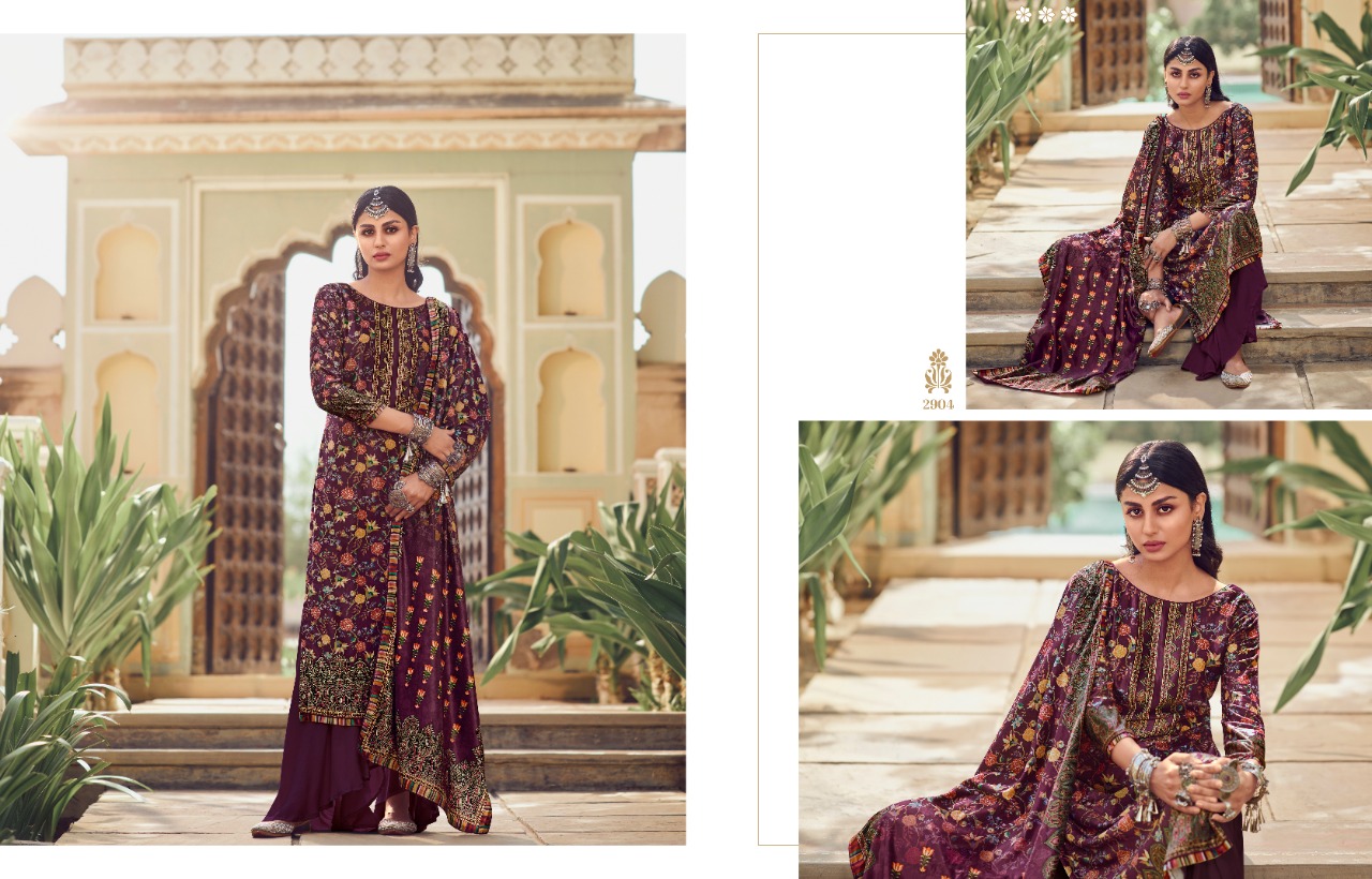 meera trendz velvet 4  velvet gorgeous look salwar suit catalog