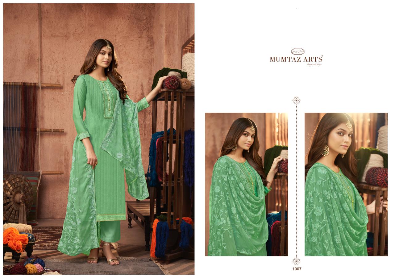 mumtaz arts kashmiri viscose attrective print salwar suit catalog