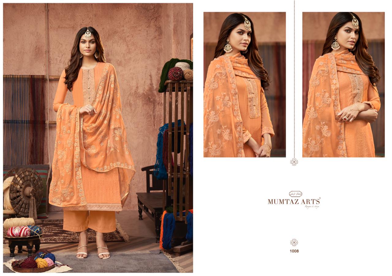 mumtaz arts kashmiri viscose attrective print salwar suit catalog