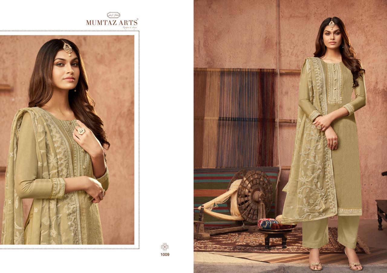 mumtaz arts kashmiri viscose attrective print salwar suit catalog