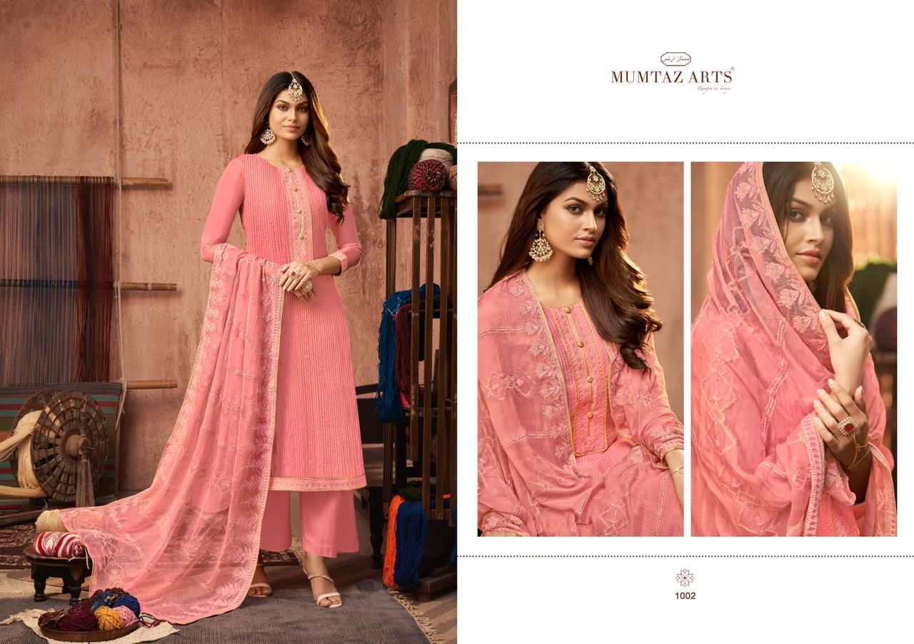 mumtaz arts kashmiri viscose attrective print salwar suit catalog