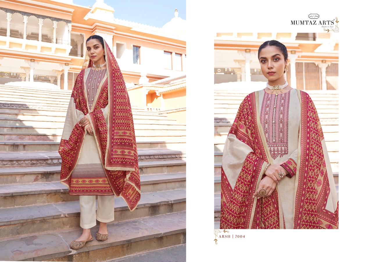 mumtaz arts rango ki duniya arsh lawn cotton elegant salwar suit catalog