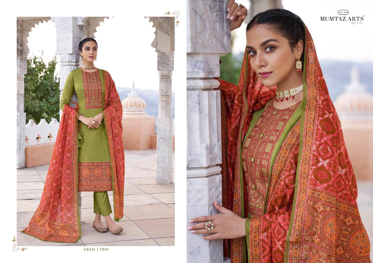 mumtaz arts rango ki duniya arsh lawn cotton elegant salwar suit catalog