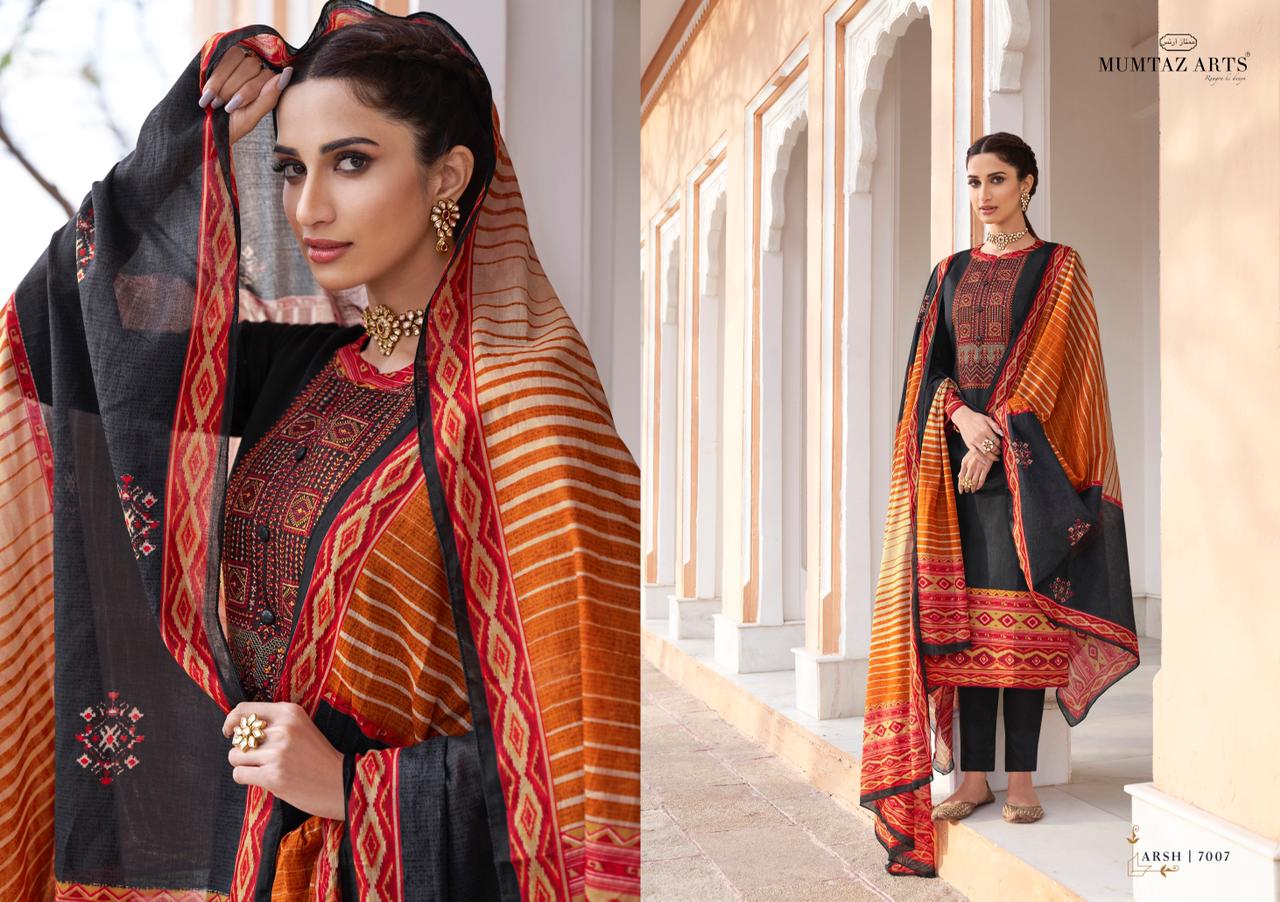 mumtaz arts rango ki duniya arsh lawn cotton elegant salwar suit catalog